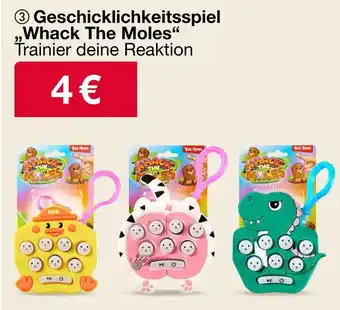 Woolworth Geschicklichkeitsspiel ‚Whack The Moles Angebot