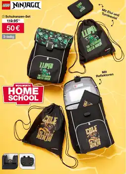 Woolworth LEGO NINJAGO Schulranzen-Set Angebot