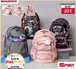 Woolworth SPIRIT Schulrucksack Angebot