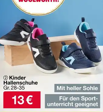 Woolworth Kinder Hallenschuhe SPIRIT Angebot