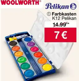 Woolworth Pelikan Farbkasten K12 Angebot
