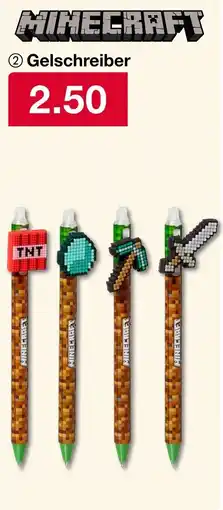 Woolworth MINECRAFT Gelschreiber Angebot