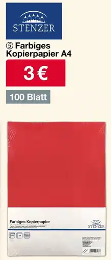 Woolworth STENZER Farbiges Kopierpapier A4 Angebot