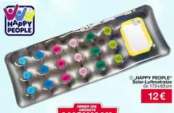Woolworth HAPPY PEOPLE" Solar-Luftmatratze Angebot