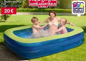 Woolworth HAPPY PEOPLE" Pool Angebot