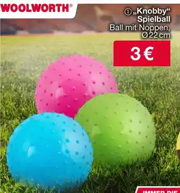 Woolworth Knobby" Spielball Angebot