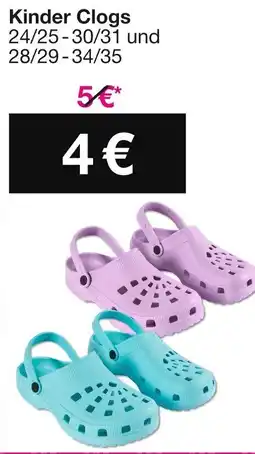 Woolworth Kinder Clogs Angebot