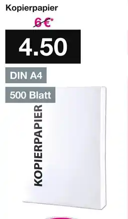 Woolworth Kopierpapier DIN A4 500 Blatt Angebot