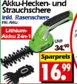 Wreesmann Akku-Hecken- und Strauchschere Angebot