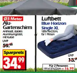 Wreesmann Bestway Alu- Gartenschirm Angebot
