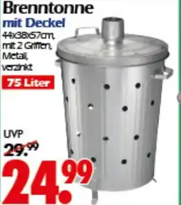 Wreesmann Brenntonne mit Deckel Angebot