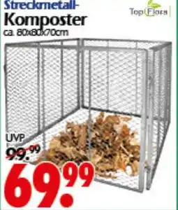 Wreesmann Streckmetall- Komposter ToP Flora Angebot