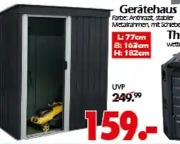Wreesmann Gerätehaus Angebot