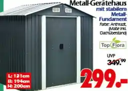 Wreesmann Metall-Gerätehaus Top Flora Angebot