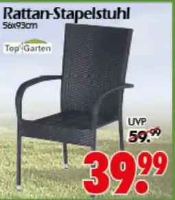 Wreesmann Rattan-Stapelstuhl Top Garten Angebot