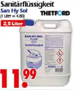 Wreesmann THETFORD Sanitärflüssigkeit San Hy Sol Angebot