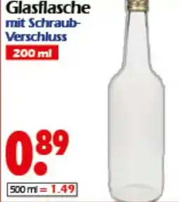 Wreesmann Glasflasche mit Schraub Verschluss Angebot