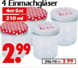 Wreesmann 4 Einmachgläser Angebot