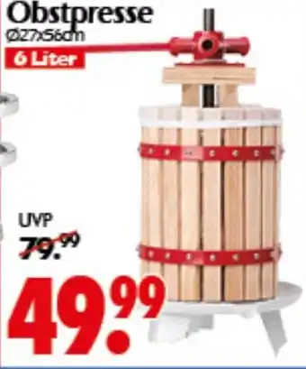 Wreesmann Obstpresse Angebot