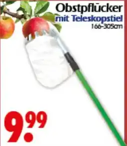 Wreesmann Obstpflücker mit Teleskopstiel Angebot