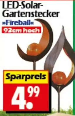 Wreesmann LED-Solar- Gartenstecker Fireball Angebot