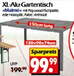 Wreesmann XL-Alu-Gartentisch Angebot