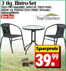 Wreesmann 3 tlg. Bistro-Set Top Garten Angebot