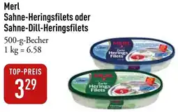 Galeria Markthalle Merl Sahne-Heringsfilets oder Sahne-Dill-Heringsfilets Angebot