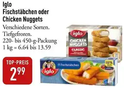 Galeria Markthalle Iglo Fischstäbchen oder Chicken Nuggets Angebot