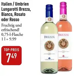 Galeria Markthalle Italien / Umbrien Lungarotti Brezza, Bianco, Rosato oder Rosso Angebot