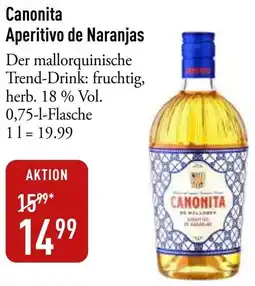 Galeria Markthalle Canonita Aperitivo de Naranjas Angebot