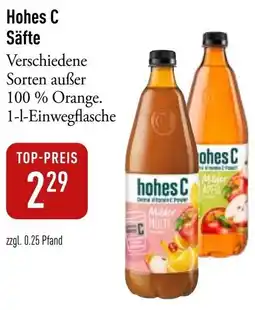 Galeria Markthalle Hohes C Säfte Angebot