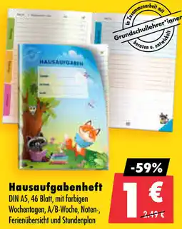 Mäc Geiz Hausaufgabenheft Angebot