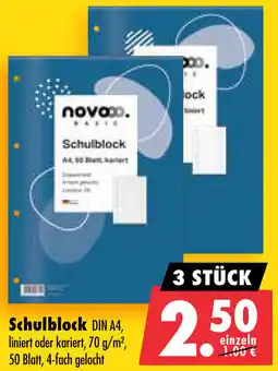 Mäc Geiz Novooo Basic Schulblock Angebot
