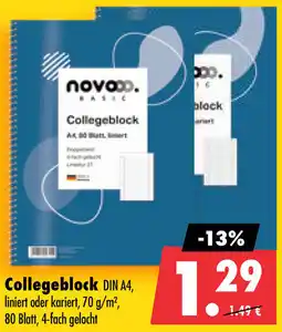 Mäc Geiz Novooo Basic Collegeblock Angebot