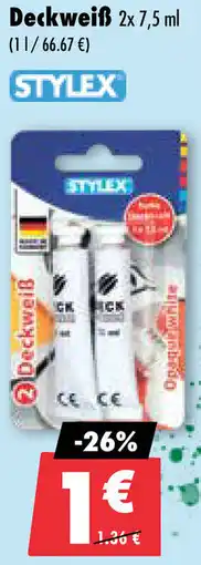 Mäc Geiz STYLEX Deckweiß Angebot
