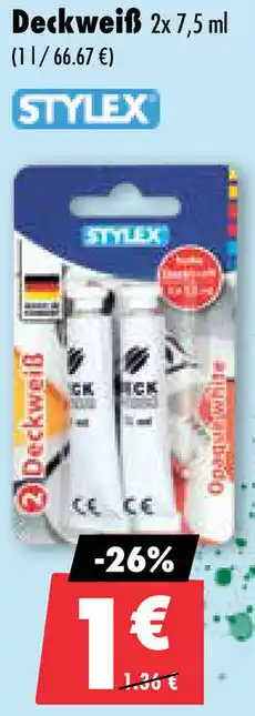 Mäc Geiz STYLEX Deckweiß Angebot