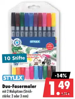 Mäc Geiz STYLEX Duo-Fasermaler Angebot