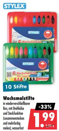 Mäc Geiz STYLEX Wachsmalstifte Angebot