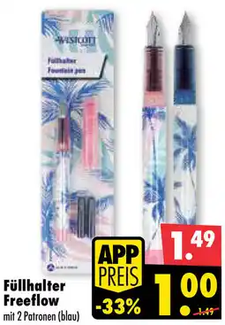Mäc Geiz Füllhalter Freeflow Angebot