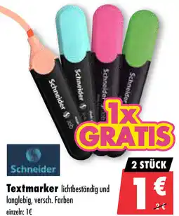 Mäc Geiz Schneider Textmarker Angebot