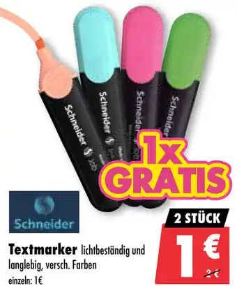 Mäc Geiz Schneider Textmarker Angebot