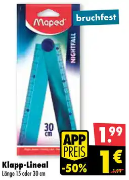 Mäc Geiz Maped Klapp-Lineal Angebot