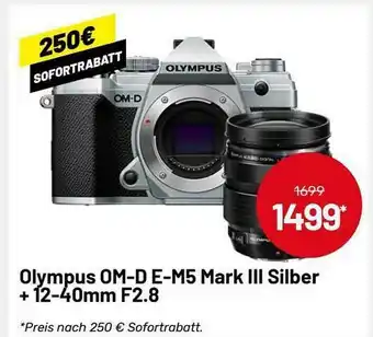 FOTO GREGOR Olympus Om-de-m5 Mark III Silber + 12-40mm F2.8 Angebot