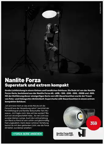 FOTO GREGOR Nanlite Forza Superstark Und Extrem Kompakt Angebot