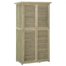 Netto Marken-Discount Outsunny Gartenschrank Kiefernholz, Tannenholz Angebot