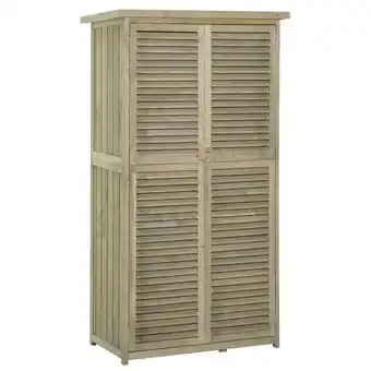 Netto Marken-Discount Outsunny Gartenschrank Kiefernholz, Tannenholz Angebot