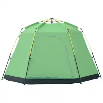 Netto Marken-Discount Outsunny Campingzelt Stahl, Polyester, Oxford, Glasfaser Angebot