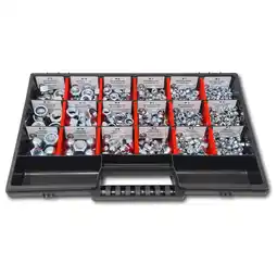 Netto Marken-Discount Muttern Sortiment M4-M5-M6-M8-M10-M12 554 tlg. Schraubenbox Angebot