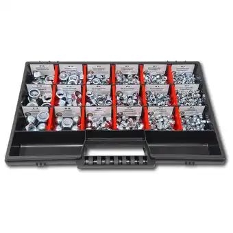 Netto Marken-Discount Muttern Sortiment M4-M5-M6-M8-M10-M12 554 tlg. Schraubenbox Angebot